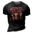 If I Wanted The Government In My Uterus Feminist 3D Print Casual Tshirt Vintage Black