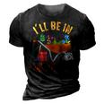 Ill Be In My Office Garden Funny Distressed Gardening 3D Print Casual Tshirt Vintage Black