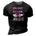 Im A Proud Mother In Law Of An Awesome Daughter In Law Gift 3D Print Casual Tshirt Vintage Black