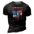 Im The Veteran And The Veterans Wife - Female Veterans 3D Print Casual Tshirt Vintage Black