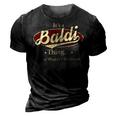 Its A Baldi Thing You Wouldnt Understand Shirt Personalized Name Gifts T Shirt Shirts With Name Printed Baldi 3D Print Casual Tshirt Vintage Black