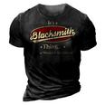 Its A Blacksmith Thing You Wouldnt Understand Shirt Personalized Name Gifts T Shirt Shirts With Name Printed Blacksmith 3D Print Casual Tshirt Vintage Black