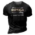 Its A Buffalo Thing You Wouldnt Understand T Shirt Buffalo Shirt For Buffalo 3D Print Casual Tshirt Vintage Black