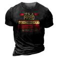 Its A Fred Thing You Wouldnt Understand T Shirt Fred Shirt Shirt For Fred 3D Print Casual Tshirt Vintage Black