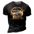 Its A French Thing You Wouldnt Understand T Shirt French Shirt For French 3D Print Casual Tshirt Vintage Black