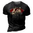Its A Kai Thing You Wouldnt Understand Shirt Personalized Name Gifts T Shirt Shirts With Name Printed Kai 3D Print Casual Tshirt Vintage Black