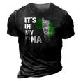 Its In My Dna Proud Nigeria Africa Usa Fingerprint 3D Print Casual Tshirt Vintage Black