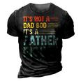 Its Not A Dad Bod Its A Father Figure Men Funny Vintage 3D Print Casual Tshirt Vintage Black