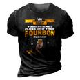 Keep Your Friends Close And Your Bourbon Closer Whiskey 3D Print Casual Tshirt Vintage Black
