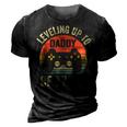 Leveling Up To Daddy Of Twins Expecting Dad Video Gamer 3D Print Casual Tshirt Vintage Black