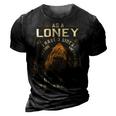 Loney Name Shirt Loney Family Name V2 3D Print Casual Tshirt Vintage Black