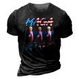Maga King Ultra Maga Patriotic Trump Patriotic American Flag 3D Print Casual Tshirt Vintage Black