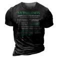 Mcpherson Name Gift Mcpherson Completely Unexplainable 3D Print Casual Tshirt Vintage Black