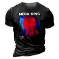 Mega King Usa Flag Proud Ultra Maga Trump 2024 Anti Biden 3D Print Casual Tshirt Vintage Black
