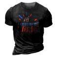 Mens All American Dad 4Th Of July Family Matching Cute Holiday 3D Print Casual Tshirt Vintage Black