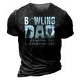 Mens Bowling Dad Funny Ten Pin Bowler Unique Affordable Gift Idea 3D Print Casual Tshirt Vintage Black