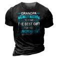 Mens Funny Fathers Day Gift For Grandpa From Daughter Son Wife 3D Print Casual Tshirt Vintage Black