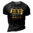 Mens If Dad Cant Fix It No One Can Carpenters Father Day 3D Print Casual Tshirt Vintage Black
