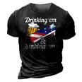 Mens Men Or Women Drinking Yard Game - Funny Cornhole 3D Print Casual Tshirt Vintage Black