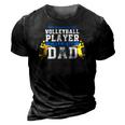 Mens My Favorite Volleyball Player Calls Me Dad For Men Fathers Day 3D Print Casual Tshirt Vintage Black