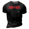 Mens Rad Dad Cool Vintage Rock And Roll Funny Fathers Day Papa 3D Print Casual Tshirt Vintage Black