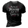 My Favorite Princess Calls Me Mommy Women Cute Mothers Day 3D Print Casual Tshirt Vintage Black