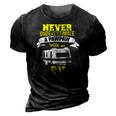 Never Underestimate A Pawpaw Rv Camping Distressed 3D Print Casual Tshirt Vintage Black