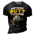 Nothing Butt Happiness Funny Welsh Corgi Dog Pet Lover Gift V4 3D Print Casual Tshirt Vintage Black