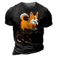 Nothing Runs Like A Corgi Funny Animal Pet Dog Lover 3D Print Casual Tshirt Vintage Black