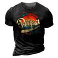 Papa Like A Grandpa Only Cooler Funny Dad Papa Definition 3D Print Casual Tshirt Vintage Black