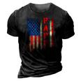 Pappy Gift America Flag Gift For Men Fathers Day Funny 3D Print Casual Tshirt Vintage Black