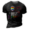 Pride Month Rainbow Is My Blood Type Lgbt Flag 3D Print Casual Tshirt Vintage Black