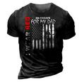 Red On Friday Dad Military Remember Everyone Deployed Flag 3D Print Casual Tshirt Vintage Black