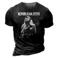 Republican Jesus Guns For All But No Healthcare I’M Pro-Life 3D Print Casual Tshirt Vintage Black