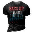 Retro Back Up Terry Put It In Reverse 4Th Of July Fireworks 3D Print Casual Tshirt Vintage Black