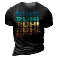 Ruhl Name Shirt Ruhl Family Name 3D Print Casual Tshirt Vintage Black