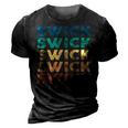 Swick Name Shirt Swick Family Name 3D Print Casual Tshirt Vintage Black