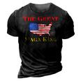 The Great Maga King Donald Trump 3D Print Casual Tshirt Vintage Black