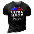 Ultra Maga Donald Trump Joe Biden America 3D Print Casual Tshirt Vintage Black