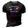 Us Flag Freedom United States Women American 4Th Of July 3D Print Casual Tshirt Vintage Black