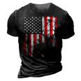 Usa Flag Day Deer Hunting 4Th July Patriotic Gift 3D Print Casual Tshirt Vintage Black