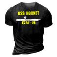 Uss Hornet Cv-8 Aircraft Carrier Sailor Veterans Day D-Day T-Shirt 3D Print Casual Tshirt Vintage Black