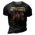 Veteran Veterans Day Thank Us Armed Forces Veterans 113 Navy Soldier Army Military 3D Print Casual Tshirt Vintage Black