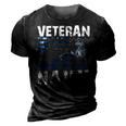 Veteran Veterans Day Us Navy Veteran Usns 128 Navy Soldier Army Military 3D Print Casual Tshirt Vintage Black