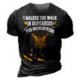 Veteran Veterans Day Us Navy Veterani Walked The Walk 174 Navy Soldier Army Military 3D Print Casual Tshirt Vintage Black