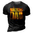 Walking Dad Fathers Day Best Grandfather Men Fun Gift 3D Print Casual Tshirt Vintage Black