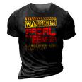 Warning Official Teenager Do Not Approach 13Th Birthday 3D Print Casual Tshirt Vintage Black