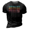 Womens 1973 Pro Roe Vintage 3D Print Casual Tshirt Vintage Black