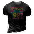 Womens Awesome Since 1983 39Th Birthday Gifts 39 Years Old 3D Print Casual Tshirt Vintage Black