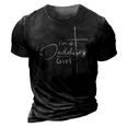 Womens Im A Daddys Girl - Christian Gifts - Funny Faith Based V-Neck 3D Print Casual Tshirt Vintage Black